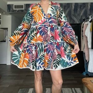 Off white Macaw mini dress - Farm Rio
